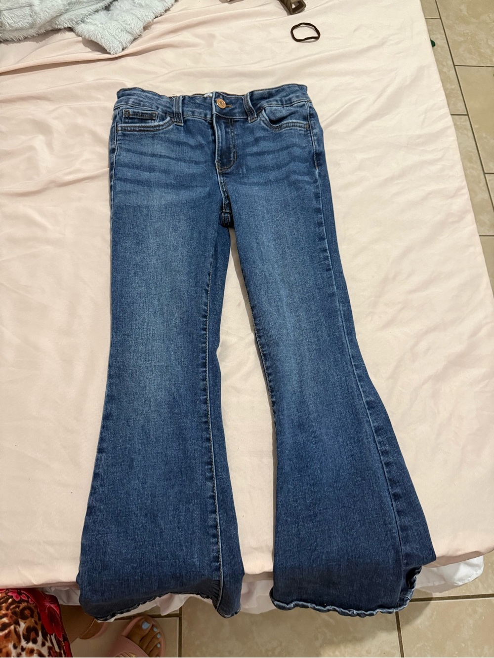 & Other Stories Kids Dark Blue Flare Jeans